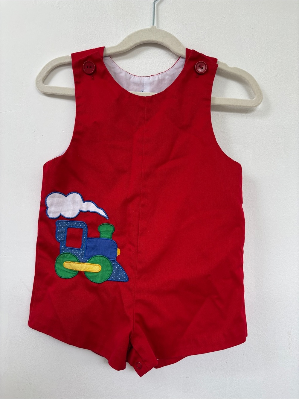 Vintage Samara Toddler Train Romper 24M